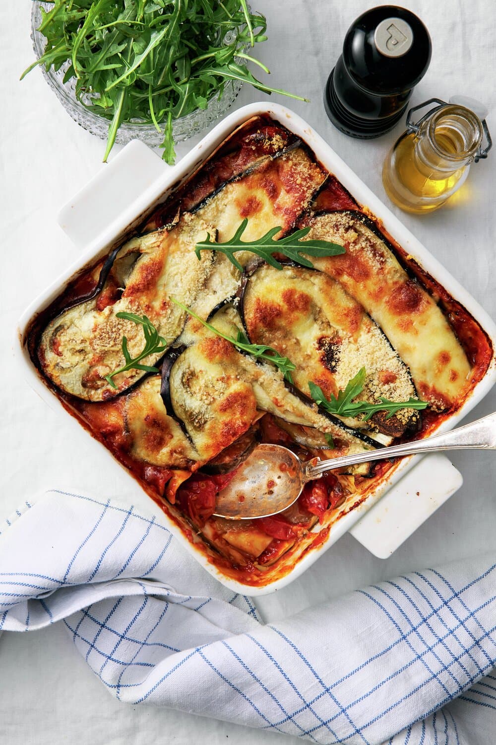 Lasagne alle melanzane - vegetarisk auberginelasagne