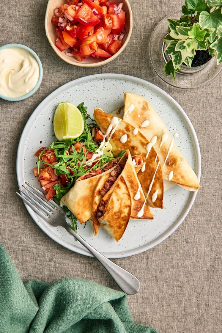 Chimichangas med tomatsalsa