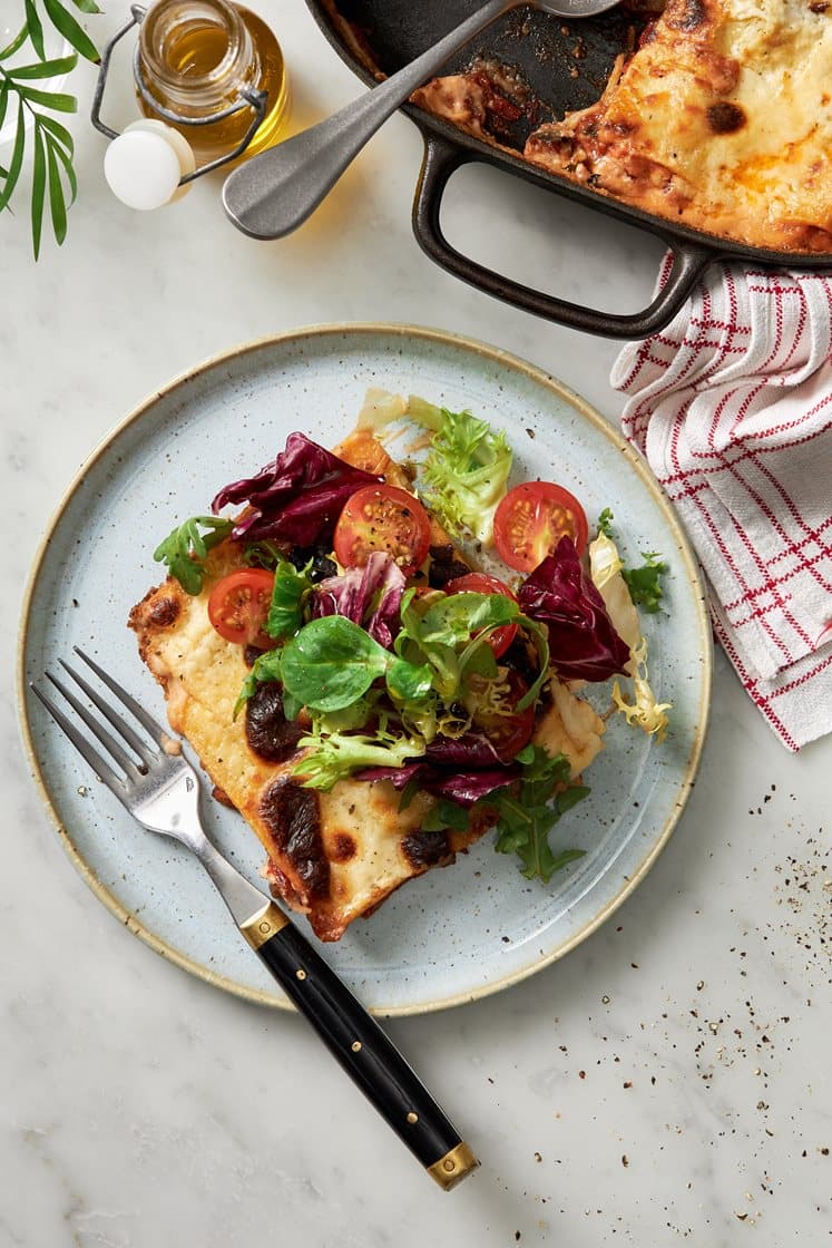 Lasagne al forno vegetariane - vegetarisk grönsakslasagne